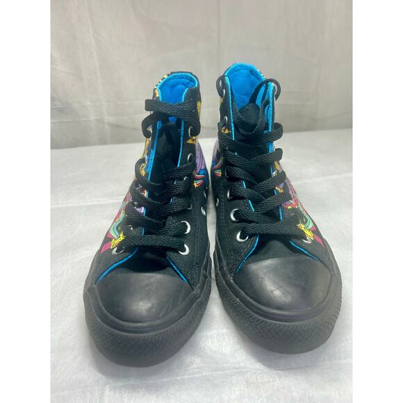 Converse Chuck Taylor All Star high-top "graffiti notebook" Youth Size 2 - Picture 2 of 7